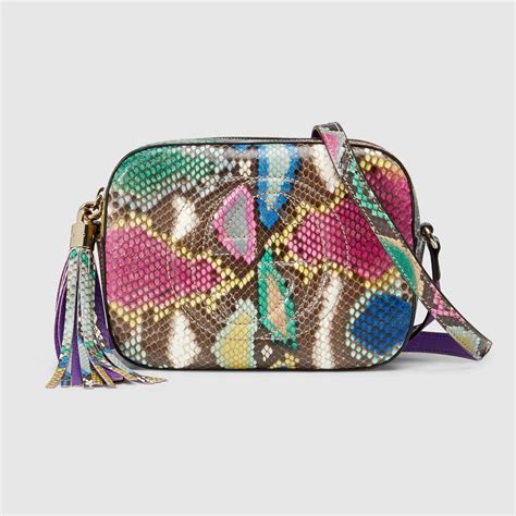 gucci soho multicolor python disco bag|Gucci Python Soho Disco Crossbody Bag .